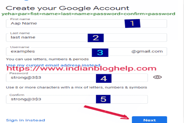 gmail account kaise banaye? जानें स्टेप बाय स्टेप तरीका 2 Gmail Account Kaise Banaye