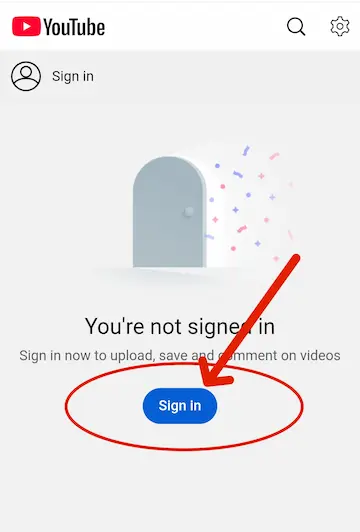 यूट्यूब में साइन कैसे करें? जानें आसान तरीका 3 YouTube me sign in button