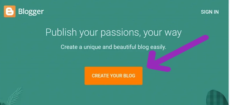 WordPress vs Blogger: शुरुआती ब्लॉगिंग के लिए कौन सा प्लेटफ़ॉर्म अच्छा है? 2 Create your blog on Blogger image