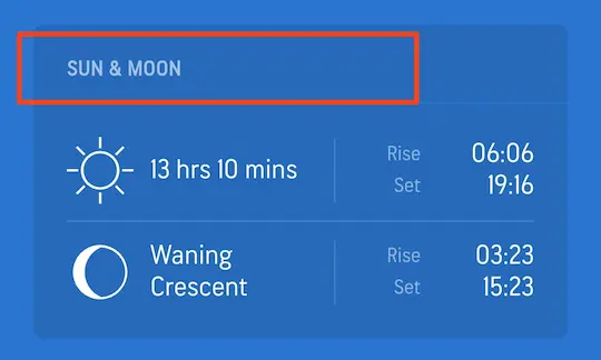 Mobile se Mausam Ki Jankari Kaise Kare? 11 Checking sunrise and sunset