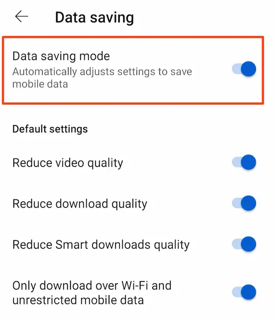 Data Jaldi Khatam Hota Hai Kya Kare? जानें 50% तक डेटा बचाने की ट्रिक 7 यूट्यूब पर Data saving की सेटिंग चालू करें