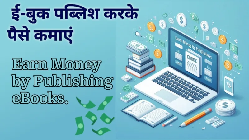 Online Paise Kaise Kamaye? घर बैठे पैसे कमाने के 10 प्रभावी तरीके! 9 Earn Money by Publishing eBooks