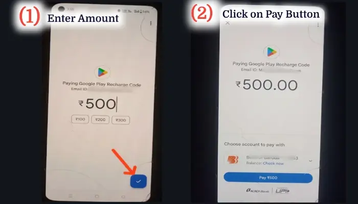 Google Play में Recharge करने का सबसे Easy और Quick तरीका! 11 Gpay App se Google play store me ₹500 ka recharge karna