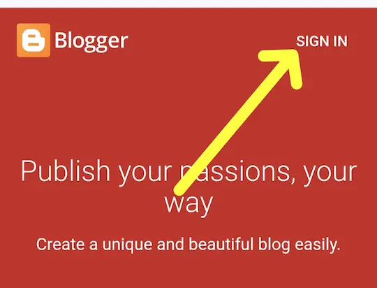 Blogger.com में Category कैसे बनाएं? जानें स्टेप-बाय-स्टेप तरीका 3 Blogger me Sign in karna