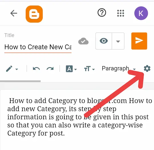 Blogger.com में Category कैसे बनाएं? जानें स्टेप-बाय-स्टेप तरीका 7 blogger par new post me category banana