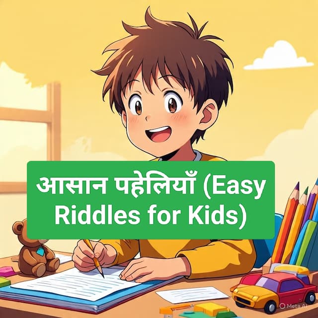 बच्चों के लिए 55 मजेदार पहेलियाँ जो खेल-खेल में दिमाग तेज करें 3 आसान पहेलियाँ (Easy Riddles for Kids):